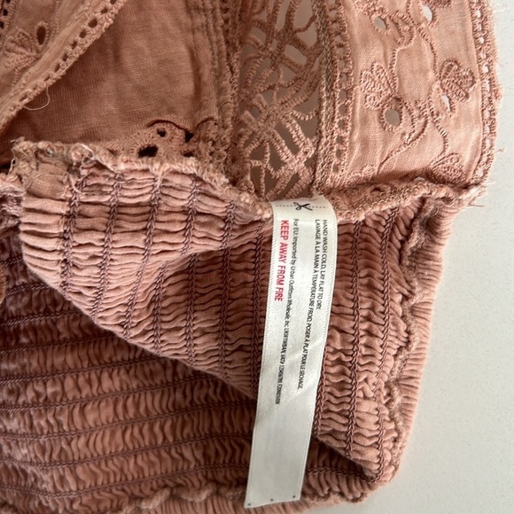 Free People Carina Bralette Size Medium Desert Rose - Picture 11 of 11